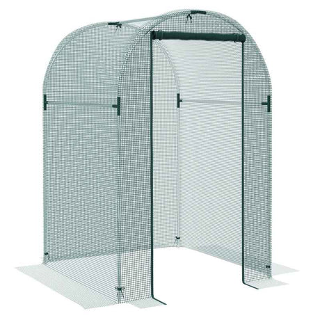 Outsunny 120 x 120cm Mini Polytunnel Greenhouse