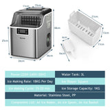 Countertop Portable Ice Cube Maker 18KG / 24H