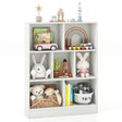 7-Cube Bookshelf with 2 Anti-Tipping Kits for Living Room Bedroom Kids Room-White