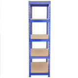 Q-Rax Blue Shelving Units - 90cm x 180cm x 50cm