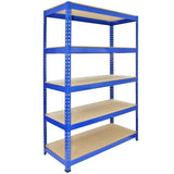 Q-Rax Blue Metal Shelving Units - 120cm x 180cm x 50cm