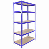 Monster Racking T-Rax Metal Storage Shelves, Blue, 90cm W, 45cm D