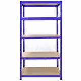 Monster Racking T-Rax Corner Shelving Unit & 4x 90cm Garage Storage Bays, Blue