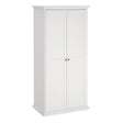 Paris Wardrobe with 2 Doors in White