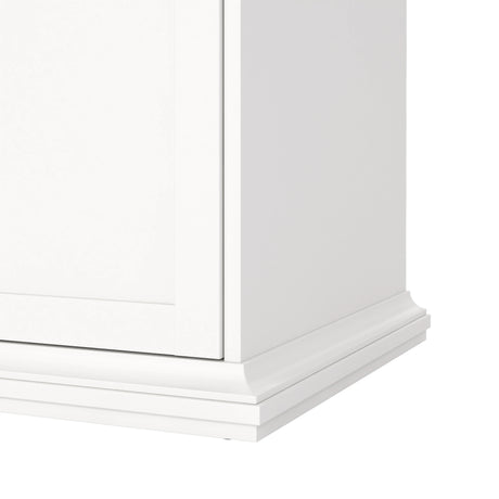 Paris Bedside 2 Drawers in Matt Grey