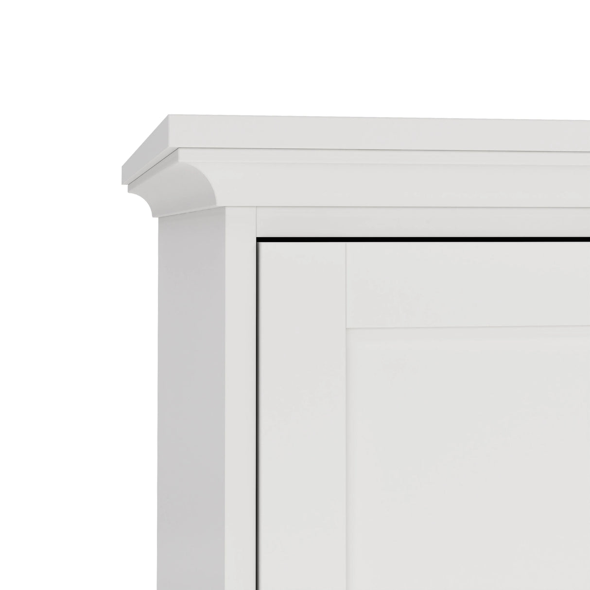 Paris Wardrobe with 2 Doors in White