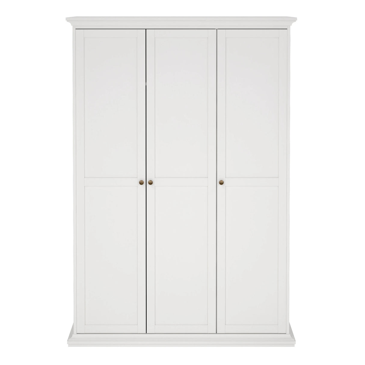 Paris Wardrobe with 3 Doors in White