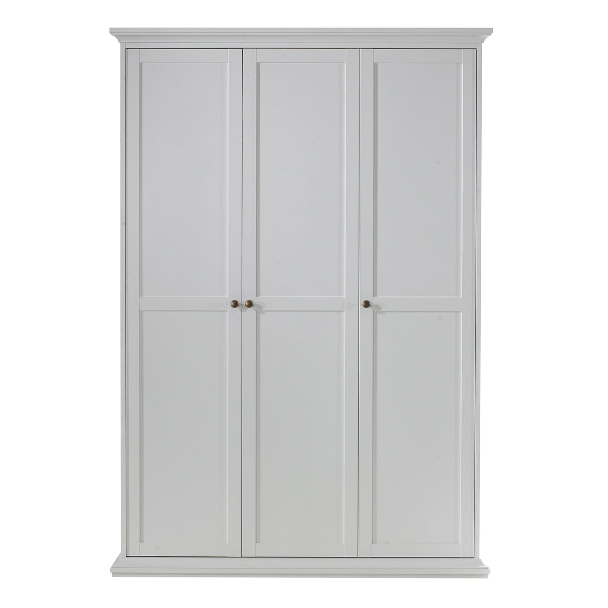Paris Wardrobe with 3 Doors in White