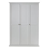 Paris Wardrobe with 3 Doors in White