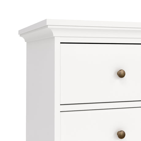 Paris Chest of 4 Drawers in White