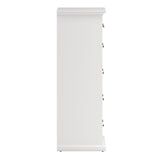 Paris Chest of 6 Drawers in White