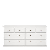Paris Chest of 8 Drawers in White