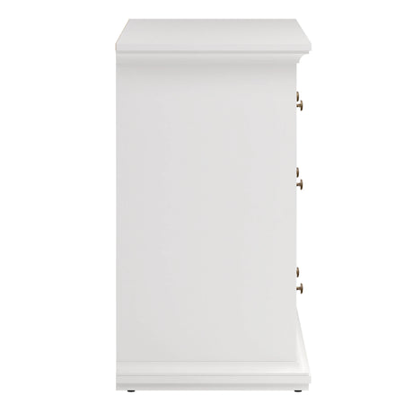 Paris Chest of 8 Drawers in White