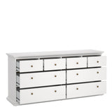 Paris Chest of 8 Drawers in White