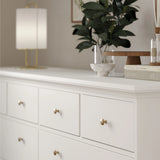 Paris Chest of 8 Drawers in White