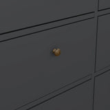 Paris Nightstand 1 Door + 1 Drawer in White