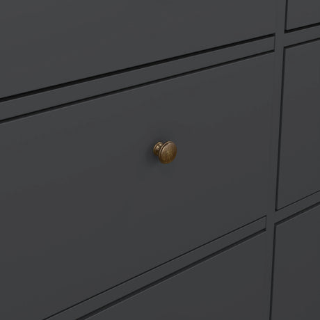 Paris Nightstand 1 Door + 1 Drawer in White