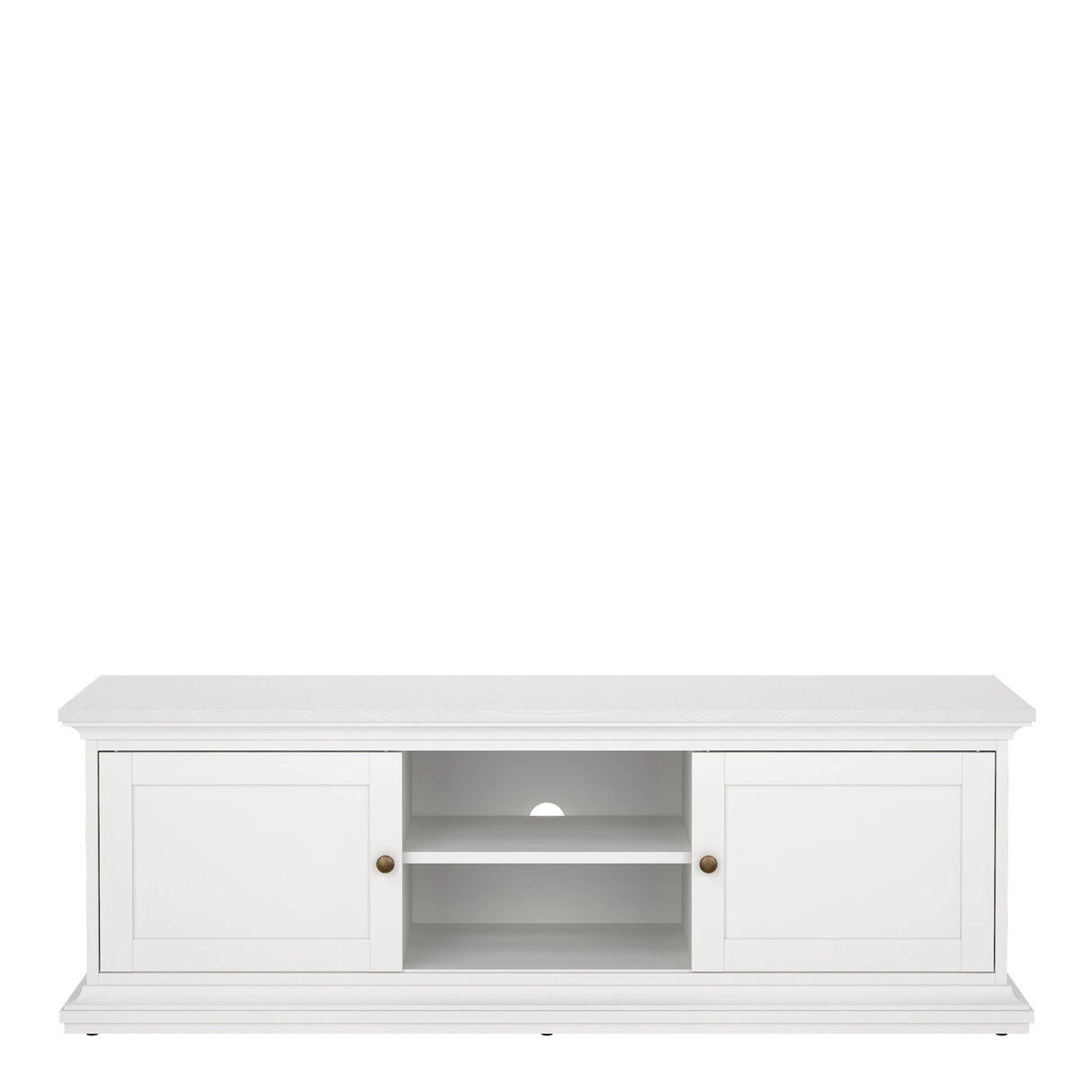 Paris TV-unit 2 frame Doors in White