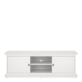 Paris TV-unit 2 frame Doors in White