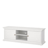 Paris TV-unit 2 frame Doors in White