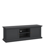 Paris TV-unit 2 frame Doors in Matt Grey