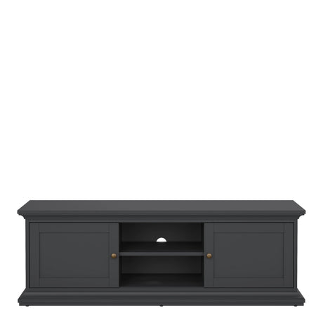Paris TV-unit 2 frame Doors in Matt Grey
