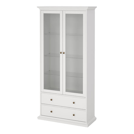 Paris China Cabinet in White