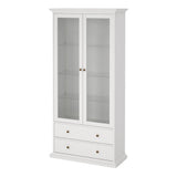 Paris China Cabinet in White