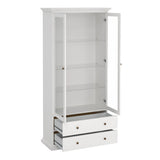 Paris China Cabinet in White
