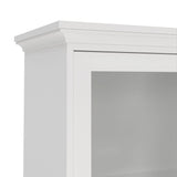 Paris China Cabinet in White