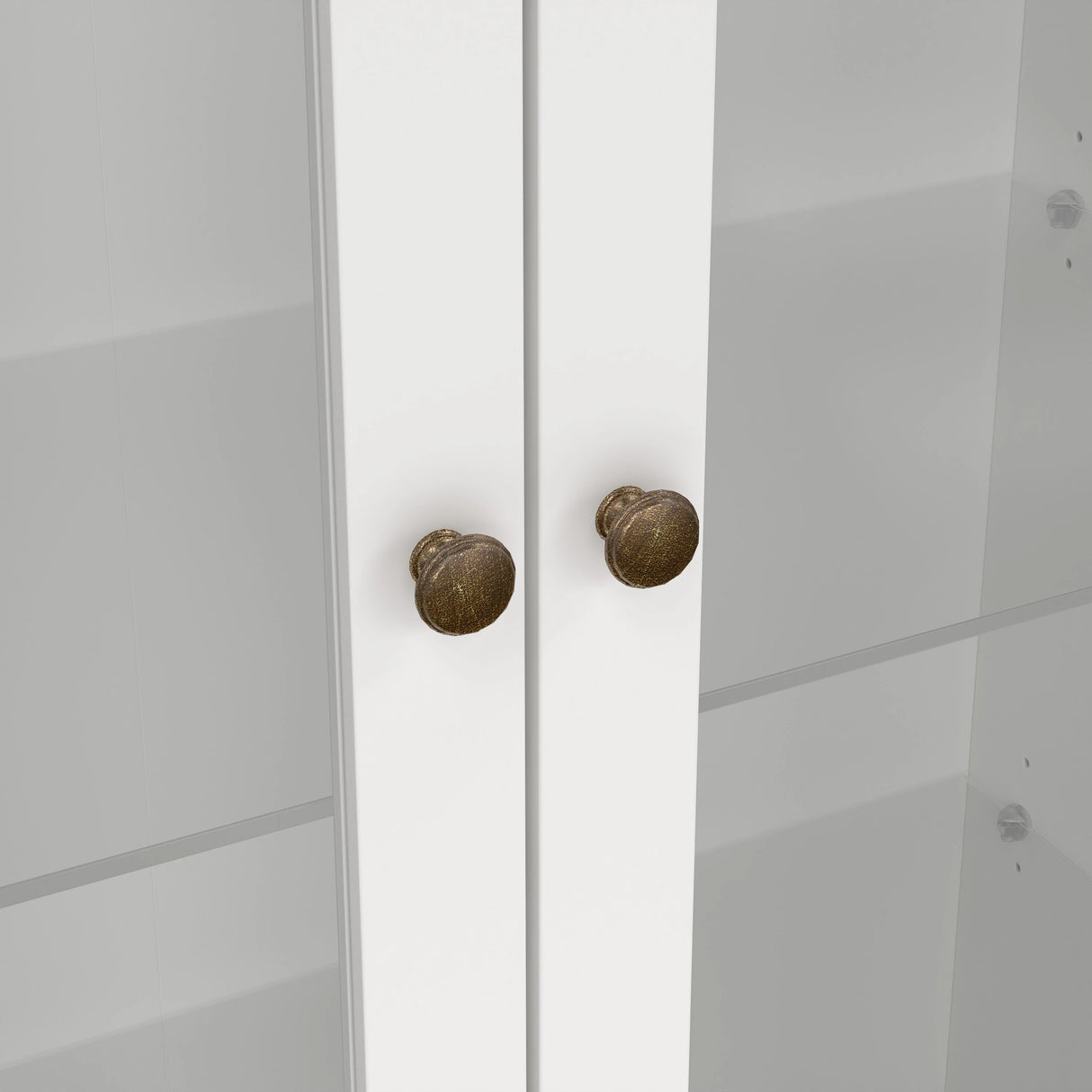 Paris China Cabinet in White