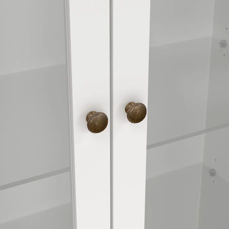 Paris China Cabinet in White