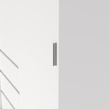 Naia Wardrobe with 1 Sliding Door and 1 Door + 3 Drawers in White