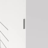 Naia Wardrobe with 1 Sliding Door and 1 Door + 3 Drawers in White