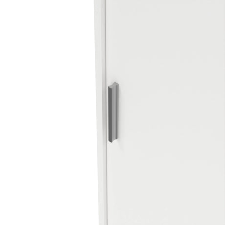 Naia Wardrobe with 2 Sliding Doors + 1 Door + 3 Drawers in White