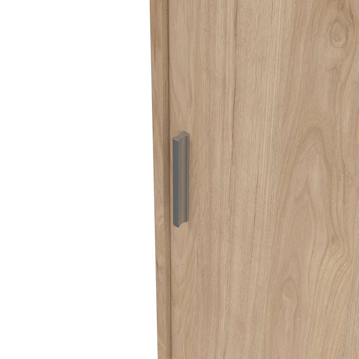 Naia Wardrobe with 2 sliding doors + 1 door + 3 drawers in Jackson Hickory Oak