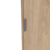 Naia Wardrobe with 2 sliding doors + 1 door + 3 drawers in Jackson Hickory Oak