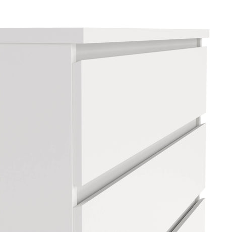 Naia Chest of 5 Drawers in White