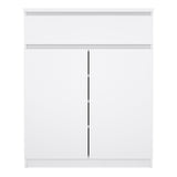Naia Sideboard - 1 Drawer 2 Doors in White High Gloss
