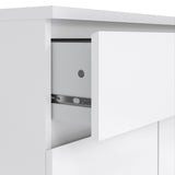 Naia Sideboard - 1 Drawer 2 Doors in White High Gloss