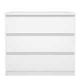 Naia Chest of 3 Drawers in White