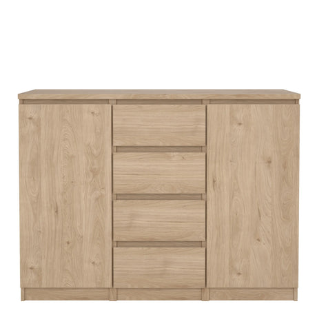 Naia Sideboard  4 Drawers 2 Doors in Jackson Hickory Oak
