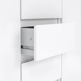 Naia Sideboard - 4 Drawers 2 Doors in White High Gloss