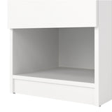 Naia Bedside 1 Drawer 1 Shelf in White