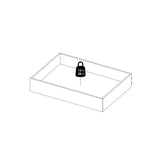 Naia Set of 2 Underbed Drawers (for Single or Double Beds) in Black Matt
