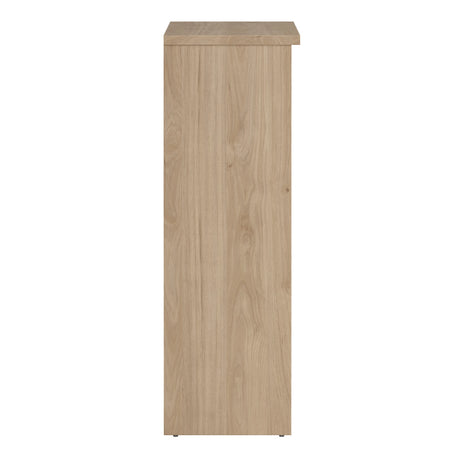 Naia Shoe Cabinet with 2 Flip Down Doors 1 Door and 1 Drawer in Jackson Hickory Oak