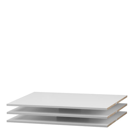 Verona Set of Shelves for 180cm Wardrobe in White