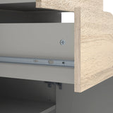 Oslo 3 Drawer Shoe Cabinet in White and Oak