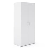 Space Package - Bedside 1 Drawer + Chest of 3 Drawers + Wardrobe with 2 Doors in White