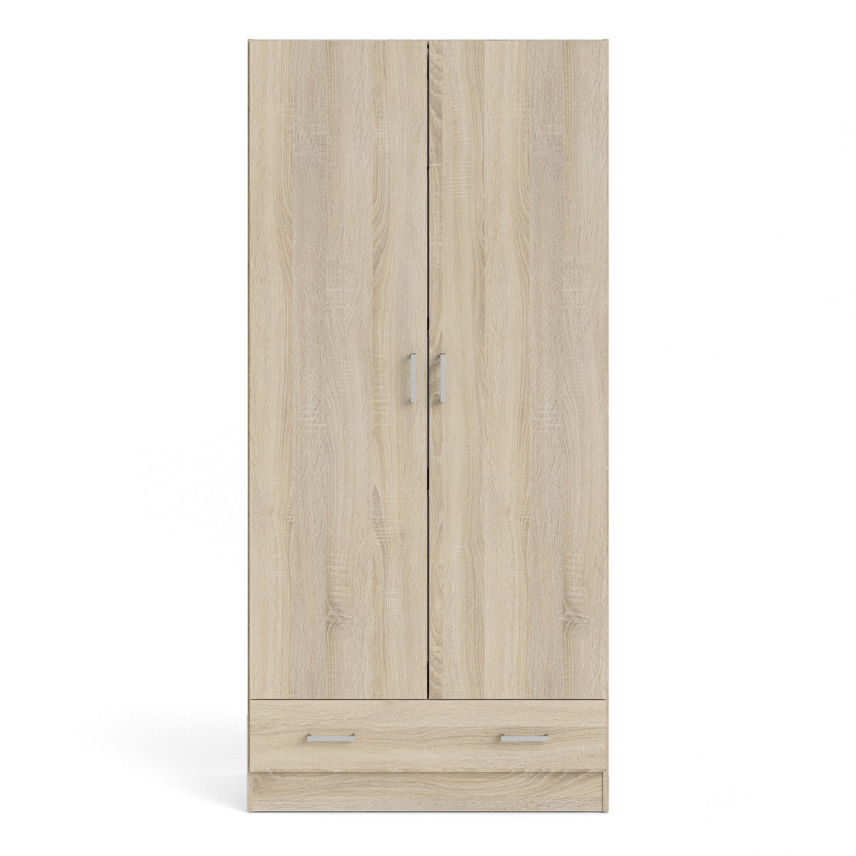 Space Wardrobe with 2 doors + 1 drawer in Oak 1700